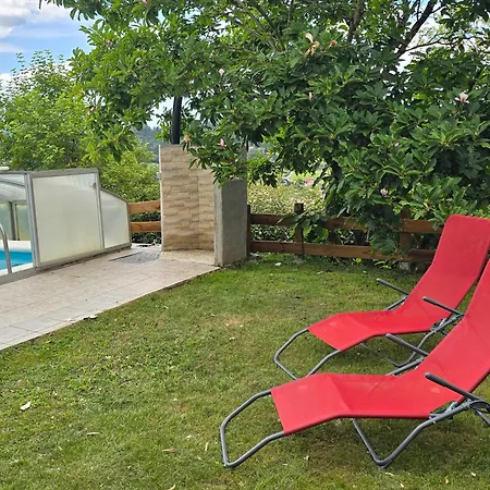 Sous Les Sapins, Calme, Superbe Vue Avec Piscine Et Sauna Gerbamont